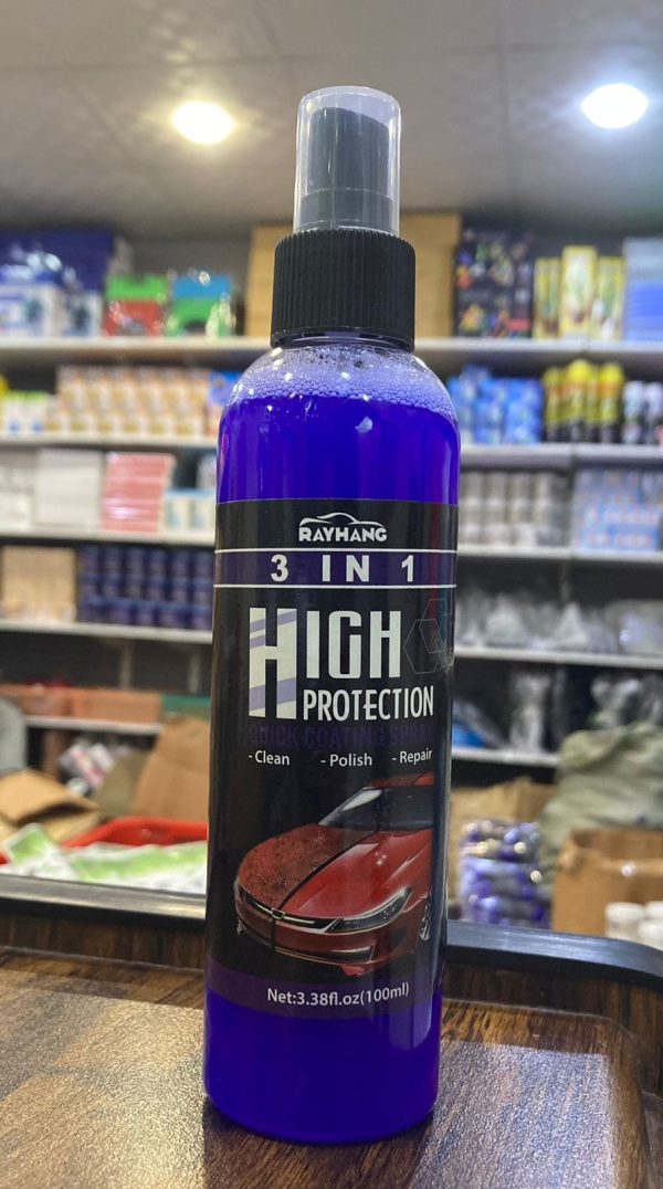 Premium Quality 3 In 1 High Protection Quick Car Coating Spray | Buy 1 Get 1 Free🔥  (Pack Of 2)