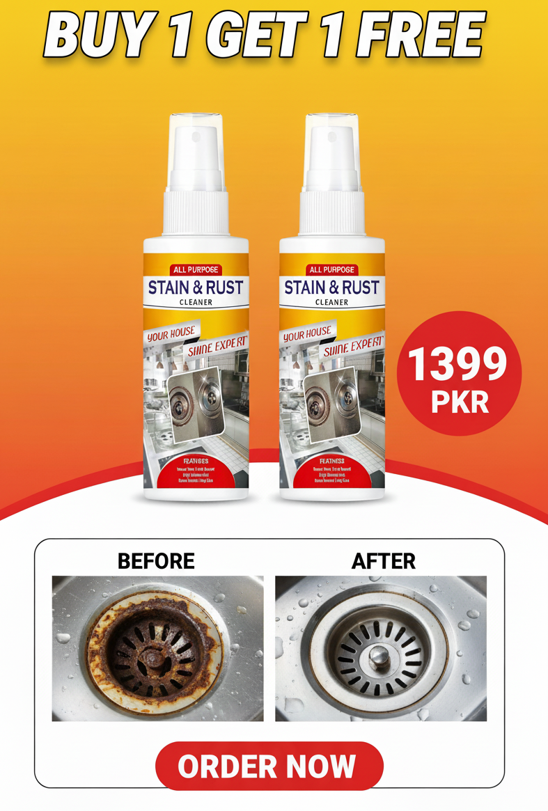 High-Performance Multi-Purpose Rust Remover Spray, Suitable for Cars, bikes and Household items ( Buy 1 Get 1 Free🔥)