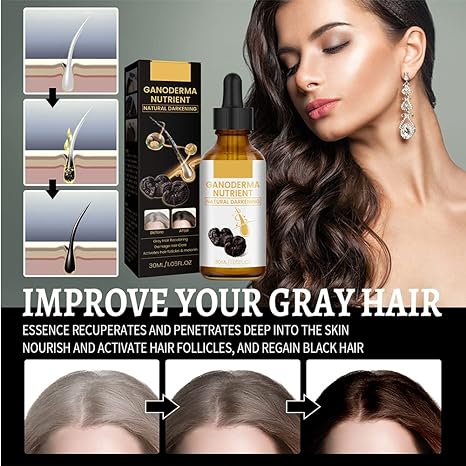 Ganoderma Anti-Greying Hair Darkening Serum