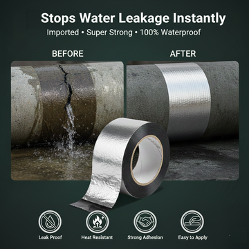 Waterproof Aluminum Foil Tape – پانی کی لیکیج فوراً بند کریں    ( Free Shipping )
