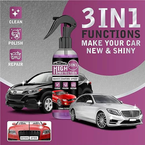 Premium Quality 3 In 1 High Protection Quick Car Coating Spray 🔥