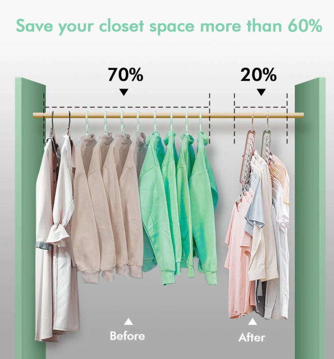 9 in 1 Magic Rotating Hanger | Smart Cloth Organizer (Save upto 50% OFF)