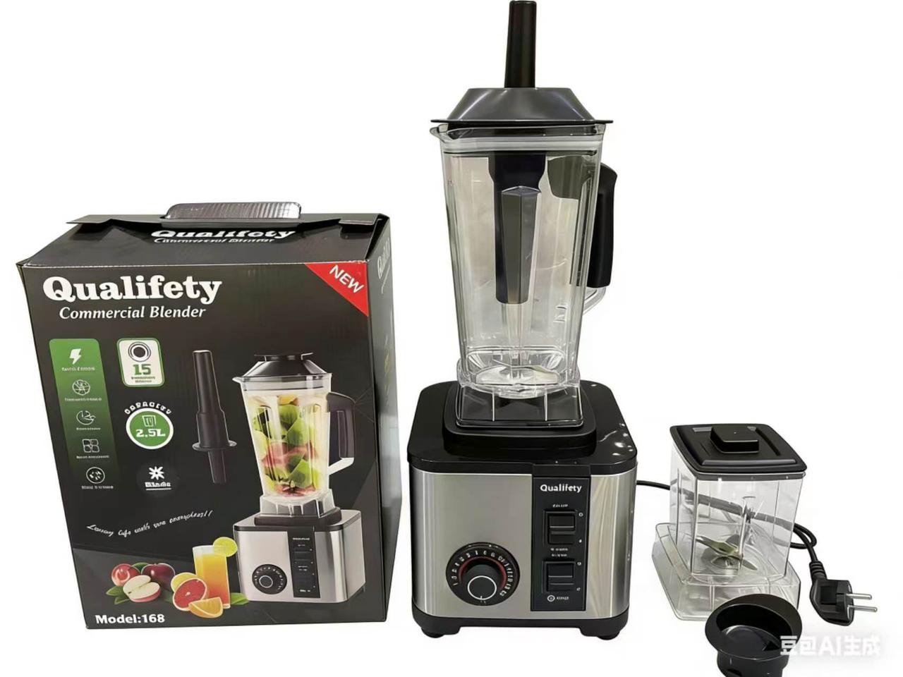 Qualifety Commercial Blender 168 – 2.5L Heavy Duty Professional Blender