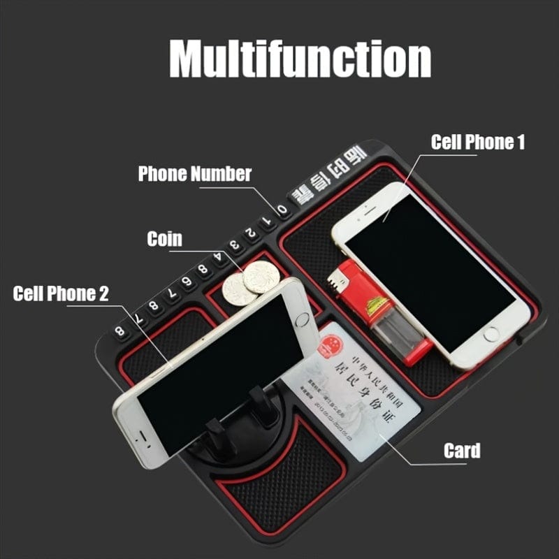 Best Selling Universal Silicone Car Dashboard Mat with Phone Holder & Non-Slip Mat - 4-in-1 Multi-Functional Dashboard Organizer         (50% OFF Sale – 24 Hours Only)