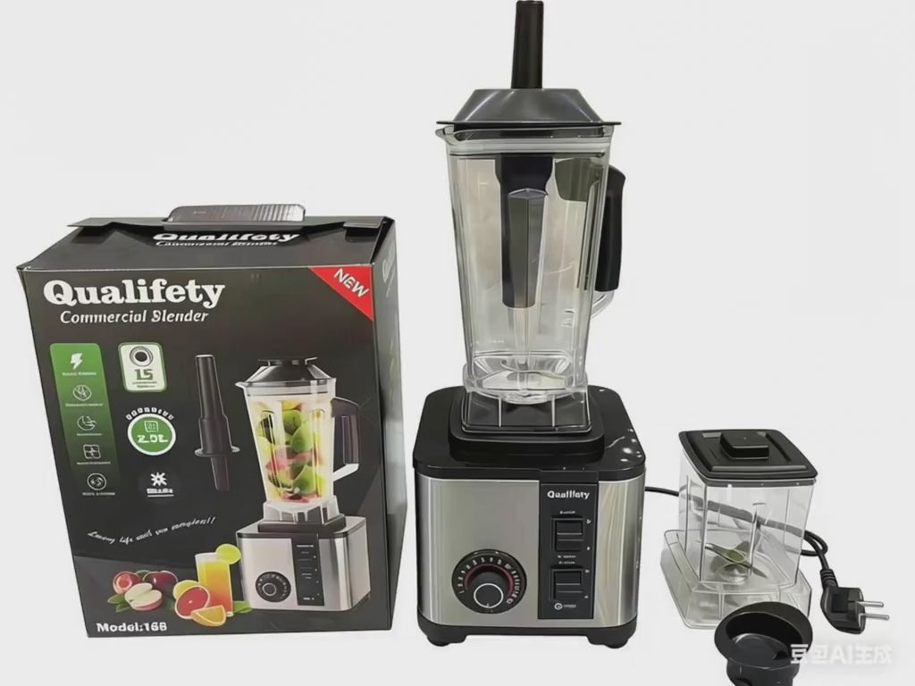 Qualifety Commercial Blender 168 – 2.5L Heavy Duty Professional Blender
